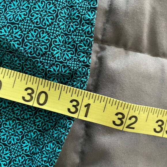 Panhandle Tuf Cooper Mens XL Turquoise Printed Button-Up Shirt Cotton Western - Picture 9 of 9